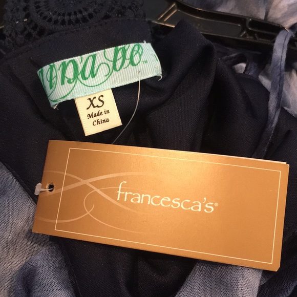 Blue high-low dress - Picture 5 of 6